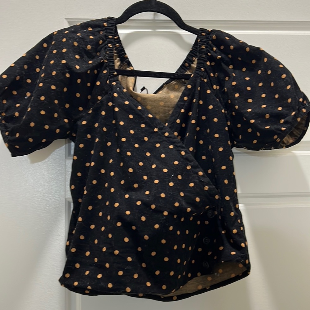 Polka Dot Madewell Top